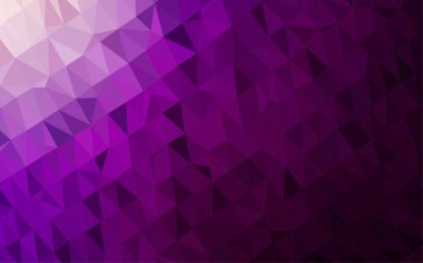 Çizgileri ve üçgenleri olan vektörsüz bir düzen. Soyut arkaplanda renkli eğimli üçgenler