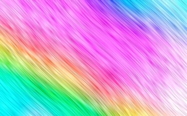 Farklı şekil ve renklerdeki bulanık dalgalı çizgiler. Gradyanı olan belirsiz soyut bir illüstrasyon.