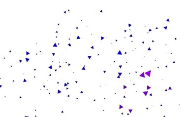 Çizgileri ve üçgenleri olan vektörsüz bir düzen. Soyut arkaplanda renkli eğimli üçgenler