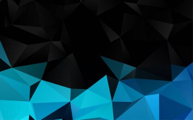 Çizgileri ve üçgenleri olan vektörsüz bir düzen. Soyut arkaplanda renkli eğimli üçgenler