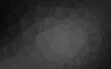 Çizgileri ve üçgenleri olan vektörsüz bir düzen. Soyut arkaplanda renkli eğimli üçgenler