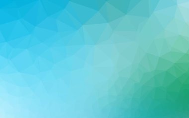 Çizgileri ve üçgenleri olan vektörsüz bir düzen. Soyut arkaplanda renkli eğimli üçgenler