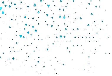 Kart sembollü hafif Mavili vektör deseni.