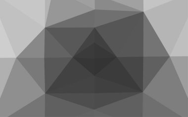 Çizgileri ve üçgenleri olan vektörsüz bir düzen. Soyut arkaplanda renkli eğimli üçgenler