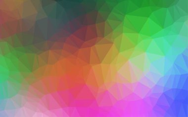 renkli çokgen mozaik arkaplan, vektör illüstrasyonu