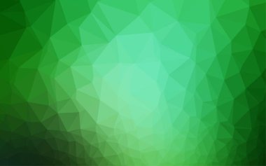 Çizgileri ve üçgenleri olan vektörsüz bir düzen. Soyut arkaplanda renkli eğimli üçgenler