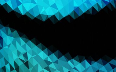 Çizgileri ve üçgenleri olan vektörsüz bir düzen. Soyut arkaplanda renkli eğimli üçgenler