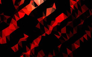 Çizgileri ve üçgenleri olan vektörsüz bir düzen. Soyut arkaplanda renkli eğimli üçgenler