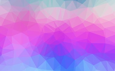 Çizgileri ve üçgenleri olan vektörsüz bir düzen. Soyut arkaplanda renkli eğimli üçgenler