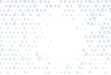 Açık Mavi, noktalı yeşil vektör arkaplanı, noktalar, küpler.