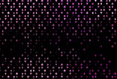 Kumar sembolleriyle koyu mor vektör örtüsü.