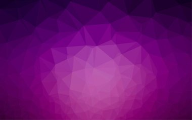 Çizgileri ve üçgenleri olan vektörsüz bir düzen. Soyut arkaplanda renkli eğimli üçgenler