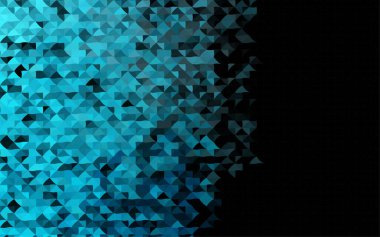 Çizgileri ve üçgenleri olan vektörsüz bir düzen. Soyut arkaplanda renkli eğimli üçgenler