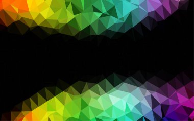 renkli çokgen mozaik arkaplan, vektör illüstrasyonu