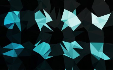 Çizgileri ve üçgenleri olan vektörsüz bir düzen. Soyut arkaplanda renkli eğimli üçgenler