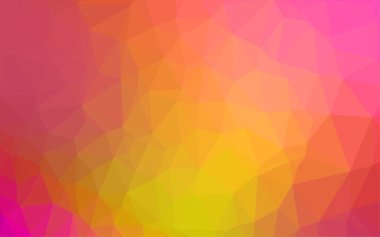 Çizgileri ve üçgenleri olan vektörsüz bir düzen. Soyut arkaplanda renkli eğimli üçgenler