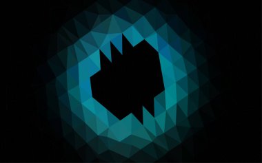 Çizgileri ve üçgenleri olan vektörsüz bir düzen. Soyut arkaplanda renkli eğimli üçgenler