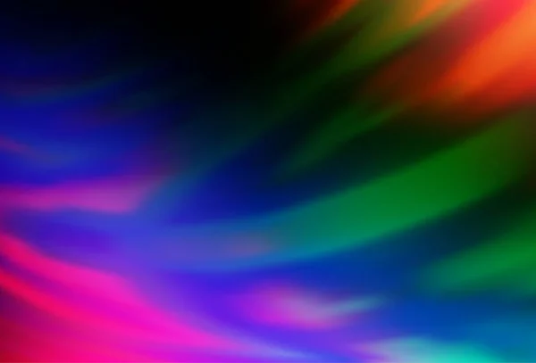 Dark Multicolor Rainbow Vektor Moderner Eleganter Hintergrund — Stockvektor