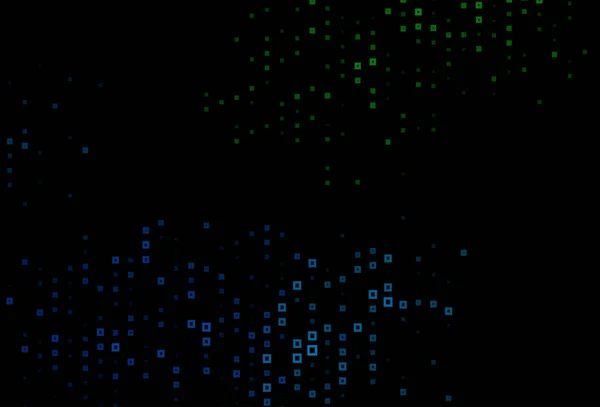 ダークブルー 多角形の緑のベクトル背景 — ストックベクタ