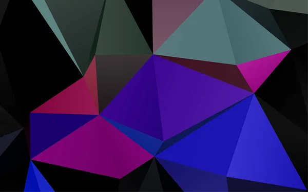 カラフルな多角形のモザイクの背景ベクトルイラスト — ストックベクタ