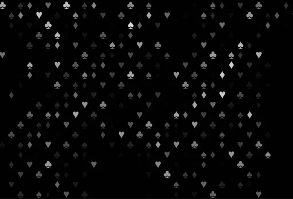 Темно Серебристая Серая Обложка Сиолами Азартных Игр — стоковый вектор