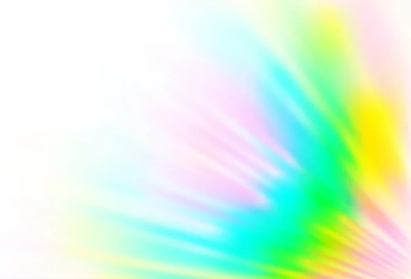 Lumière Multicolore Arrière Plan Vectoriel Arc Ciel Avec Lignes Droites — Image vectorielle