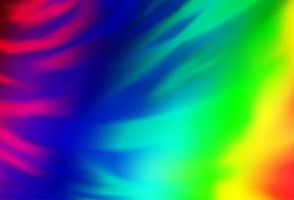 Licht Multicolor Regenbogen Vektor Bunte Unschärfe Hintergrund — Stockvektor