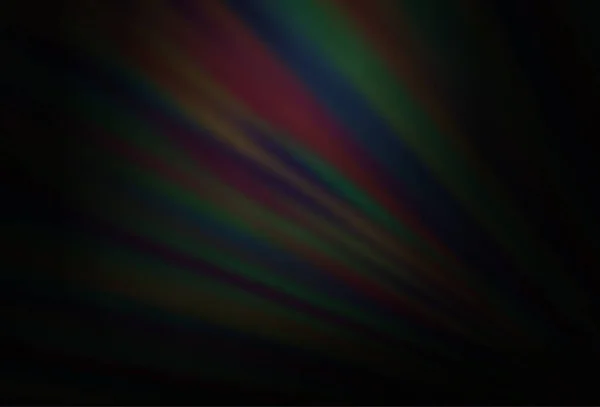 Темно Серебристая Серая Векторная Текстура Цветными Линиями — стоковый вектор