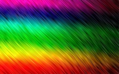 Farklı şekil ve renklerdeki bulanık dalgalı çizgiler. Gradyanı olan belirsiz soyut bir illüstrasyon.