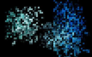 Mavi ve beyaz noktalı soyut arkaplan