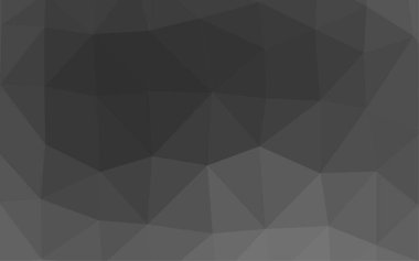 Çizgileri ve üçgenleri olan vektörsüz bir düzen. Soyut arkaplanda renkli eğimli üçgenler