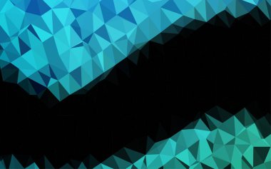 Çizgileri ve üçgenleri olan vektörsüz bir düzen. Soyut arkaplanda renkli eğimli üçgenler