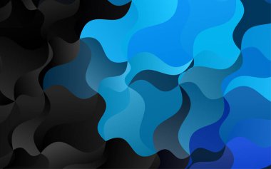 Mavi dalgalı soyut arkaplan