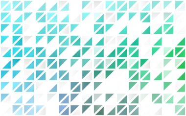 Çizgileri ve üçgenleri olan vektörsüz bir düzen. Soyut arkaplanda renkli eğimli üçgenler