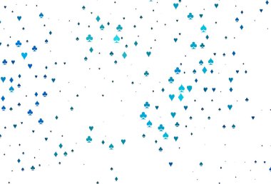 Kart sembollü hafif Mavili vektör deseni.