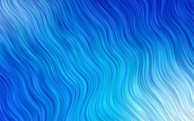 Farklı şekil ve renklerdeki bulanık dalgalı çizgiler. Gradyanı olan belirsiz soyut bir illüstrasyon.