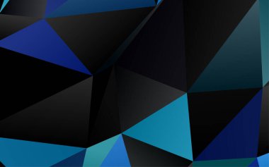 Çizgileri ve üçgenleri olan vektörsüz bir düzen. Soyut arkaplanda renkli eğimli üçgenler