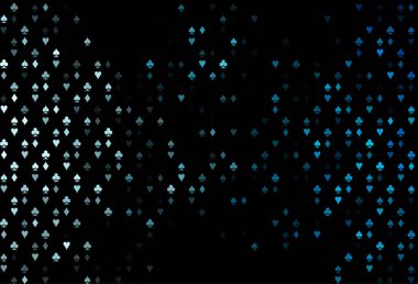 Kart işaretli koyu mavi vektör arkaplanı.