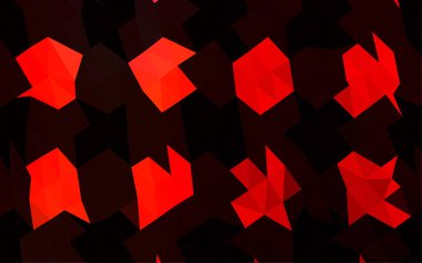 Çizgileri ve üçgenleri olan vektörsüz bir düzen. Soyut arkaplanda renkli eğimli üçgenler