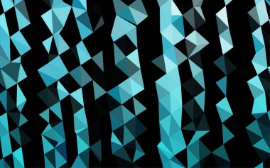 Çizgileri ve üçgenleri olan vektörsüz bir düzen. Soyut arkaplanda renkli eğimli üçgenler 