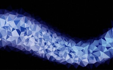 Çizgileri ve üçgenleri olan vektörsüz bir düzen. Soyut arkaplanda renkli eğimli üçgenler 