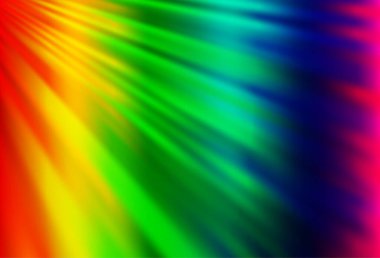 Açık Çokrenkli, düz çizgileri olan Gökkuşağı vektör düzeni.