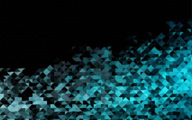 Çizgileri ve üçgenleri olan vektörsüz bir düzen. Soyut arkaplanda renkli eğimli üçgenler 