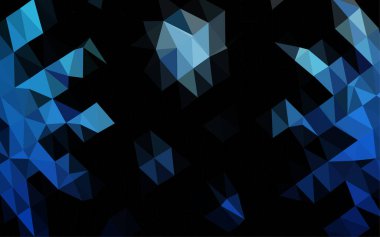 Çizgileri ve üçgenleri olan vektörsüz bir düzen. Soyut arkaplanda renkli eğimli üçgenler 