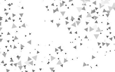 Çizgileri ve üçgenleri olan vektörsüz bir düzen. Soyut arkaplanda renkli eğimli üçgenler 