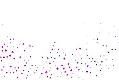 Kart sembollü hafif Mor vektör deseni.