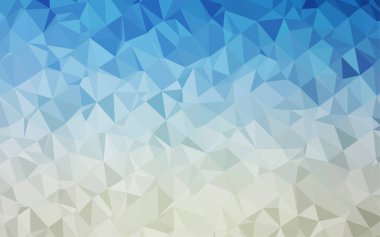 Çizgileri ve üçgenleri olan vektörsüz bir düzen. Soyut arkaplanda renkli eğimli üçgenler