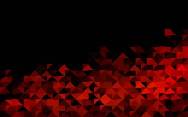 Çizgileri ve üçgenleri olan vektörsüz bir düzen. Soyut arkaplanda renkli eğimli üçgenler