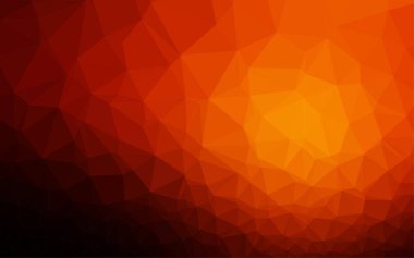 Çizgileri ve üçgenleri olan vektörsüz bir düzen. Soyut arkaplanda renkli eğimli üçgenler