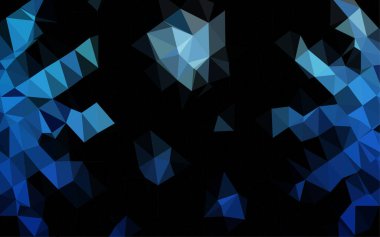 Çizgileri ve üçgenleri olan vektörsüz bir düzen. Soyut arkaplanda renkli eğimli üçgenler